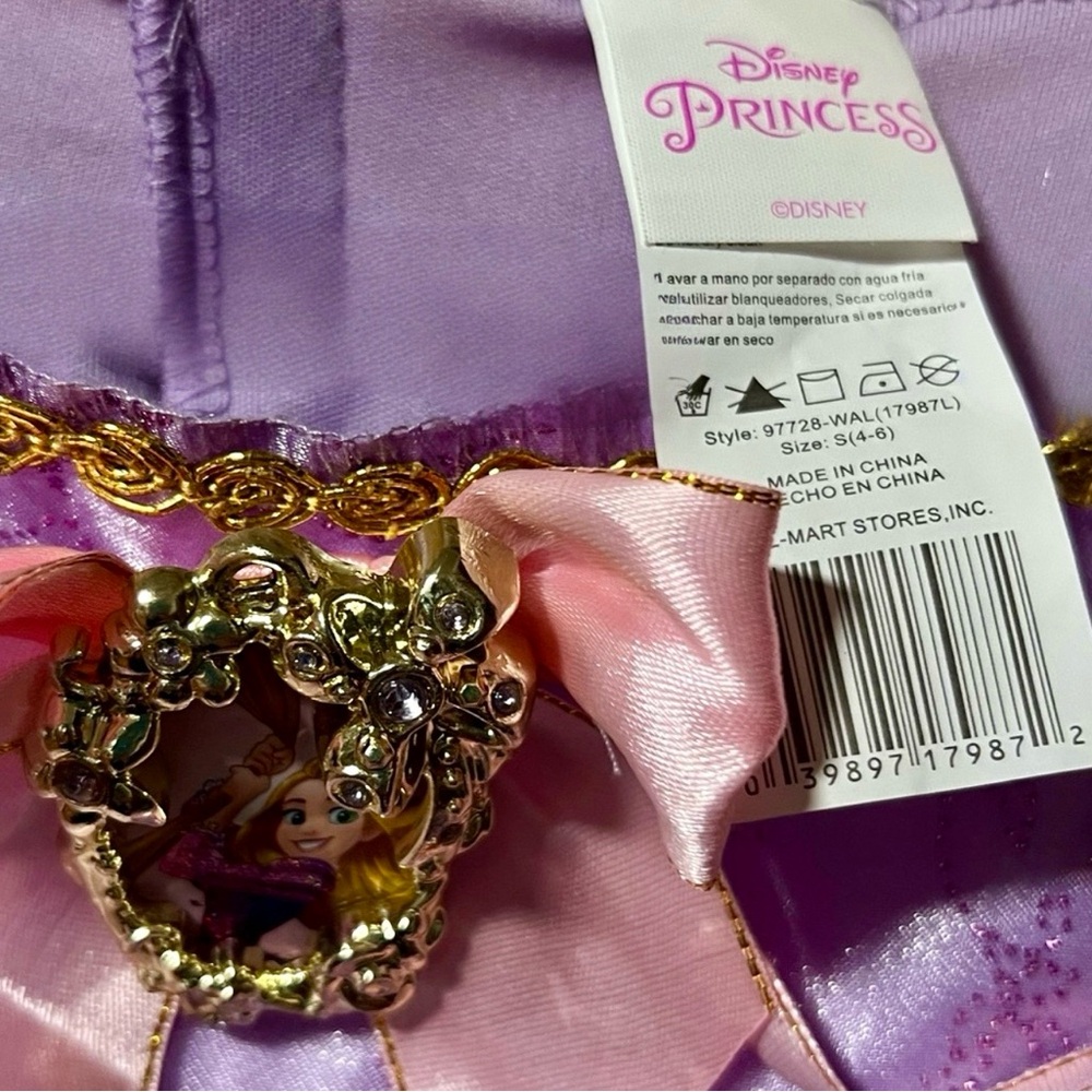 Disney Rapunzel Tangled Costume Size Small 4-6 - Picture 6 of 7